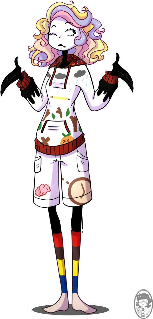 Sketchbook In My Clothing Style By Vanessagiratina - Don T Hug Me I M Scared Sketchbook (550x1100)