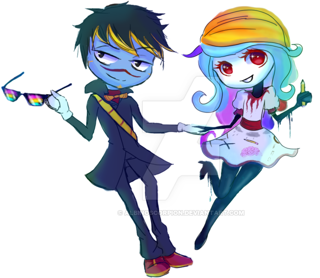 Sketchbook And Tony By Albinoscorpion - Cartoon (1024x762)