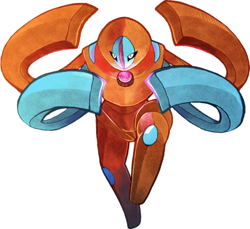 Sketchbook Drawing, Because I'm Trying To Use Up My - Deoxys (500x459)