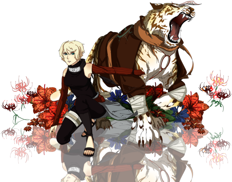 Summon Golden Tiger By Na-nedam - Naruto Fan Made Summons (1020x784)