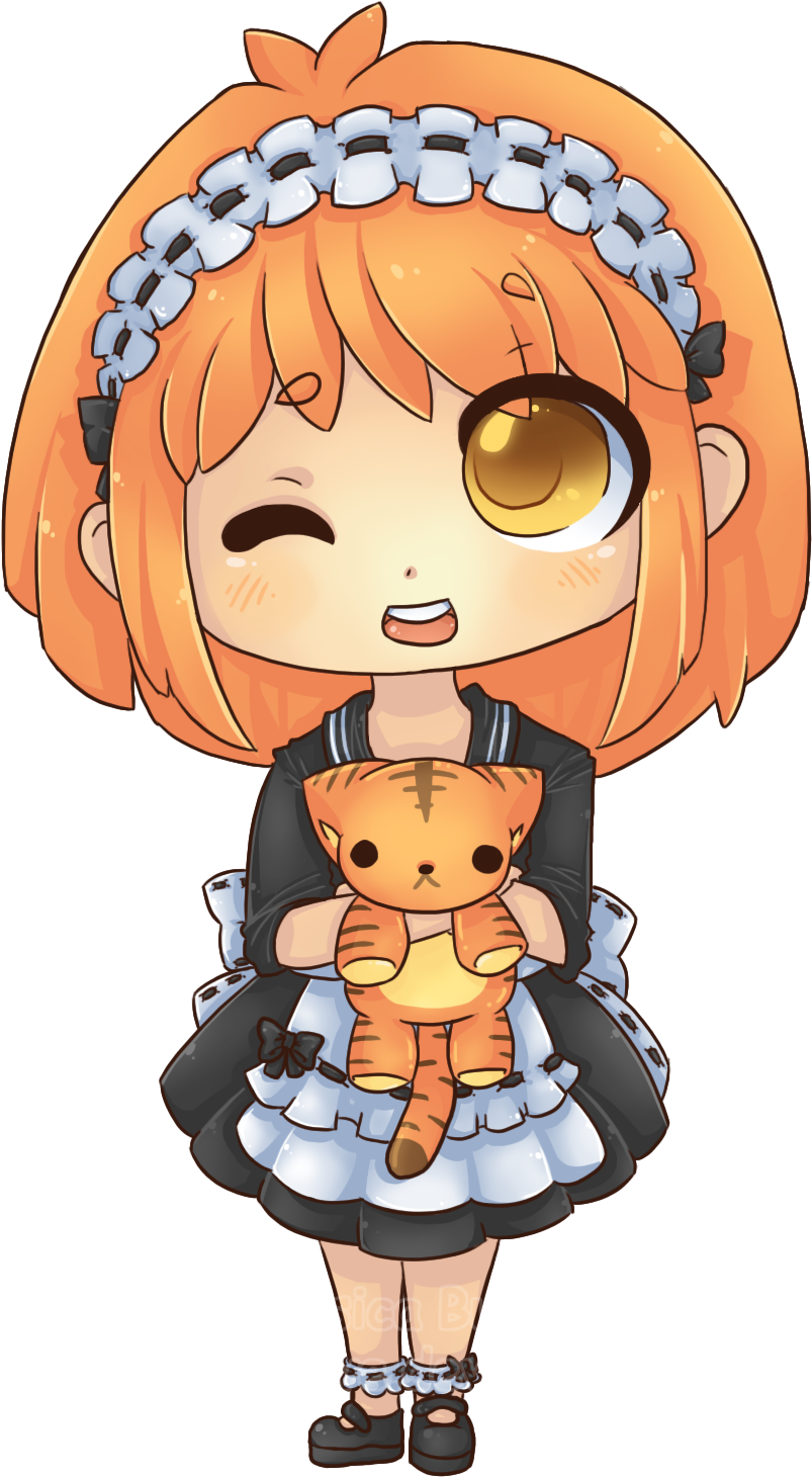 Lookie At My Tiger - Chibi (849x1481)