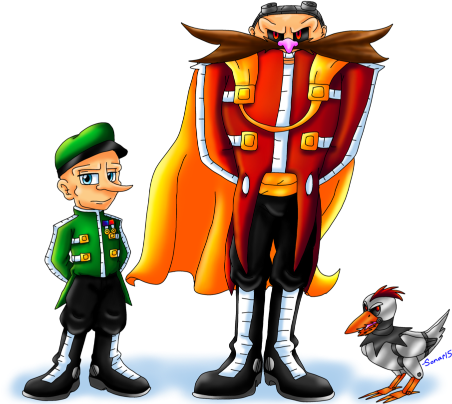 Eggman And Crew Sonic Resistance By Sonar15 - Cartoon (954x838)