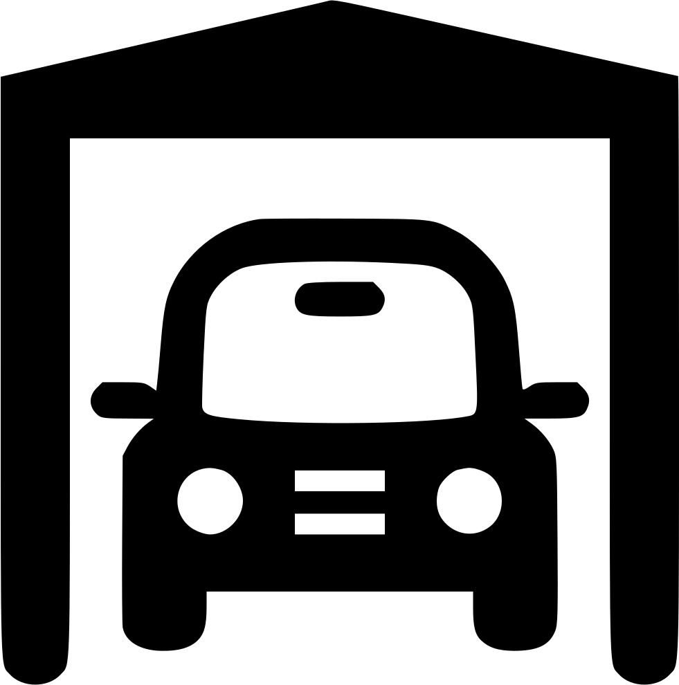 Auto Service, Car, Car Shed, Garage, Service, Vehicle - Carport Icon (981x990)