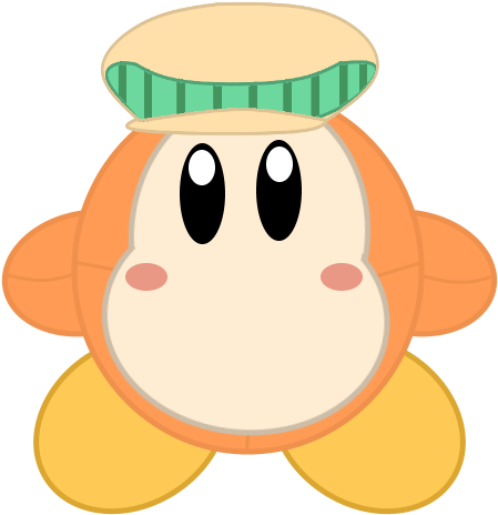 Cafe Waddle Dee Plush By Domobfdi - Cartoon (460x479)