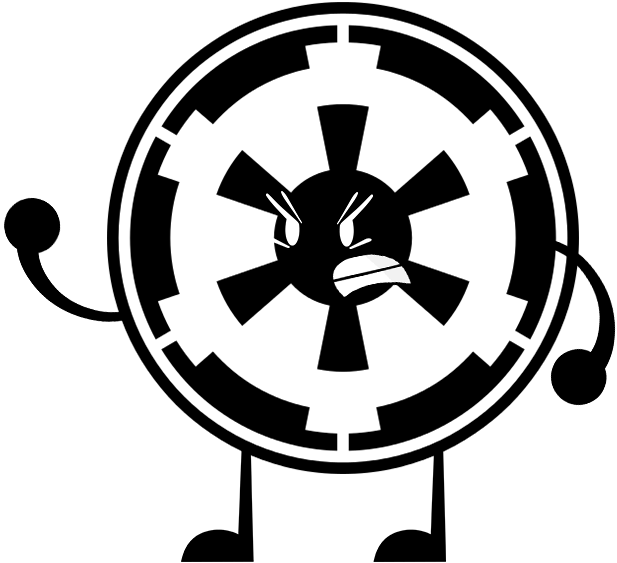 As The Empire's Leading Supreme Commander, Imperial - Star Wars Imperial Logo (617x563)