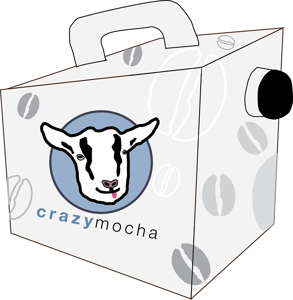 Coffee Tote For Customers Ordering Bulk Amounts Of - Cartoon Face (1000x1023)