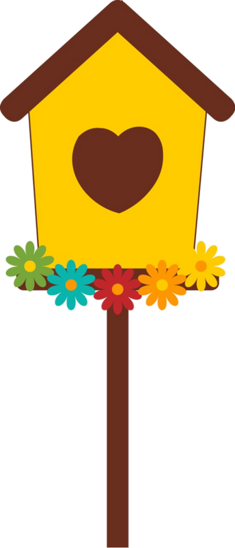 Bieennnvenueee Cheezzz Zéézééétee ♥ - Birdhouse Clipart (344x800)