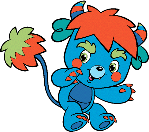 Pretty Pop Monster Pop - Popples Art (500x448)