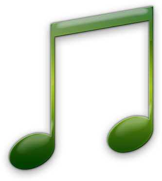 Pin Music Note Clipart Transparent Background - Music Note Icon Green (420x420)