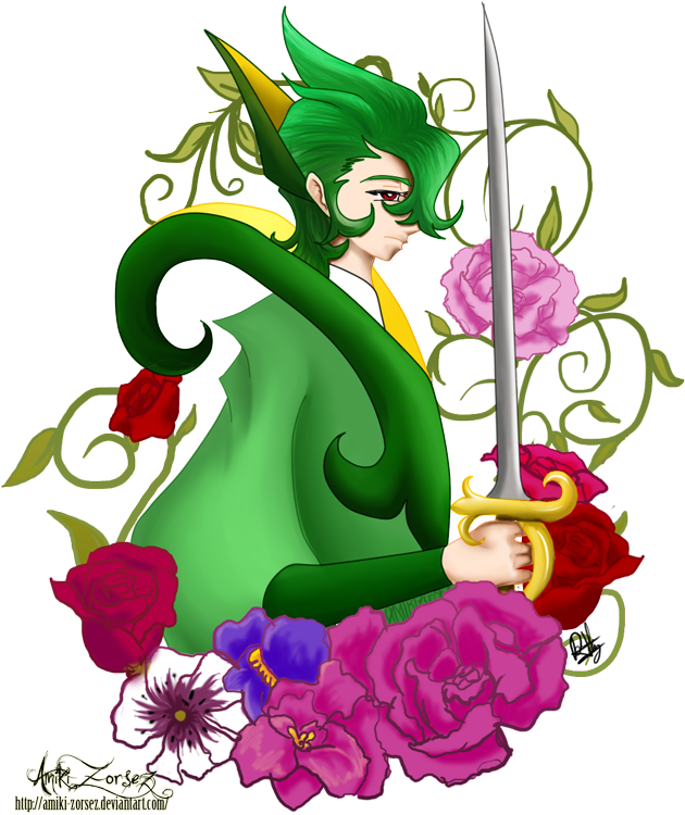 Nature Prince Warrior By Amiki-zorsez - Cartoon (643x758)