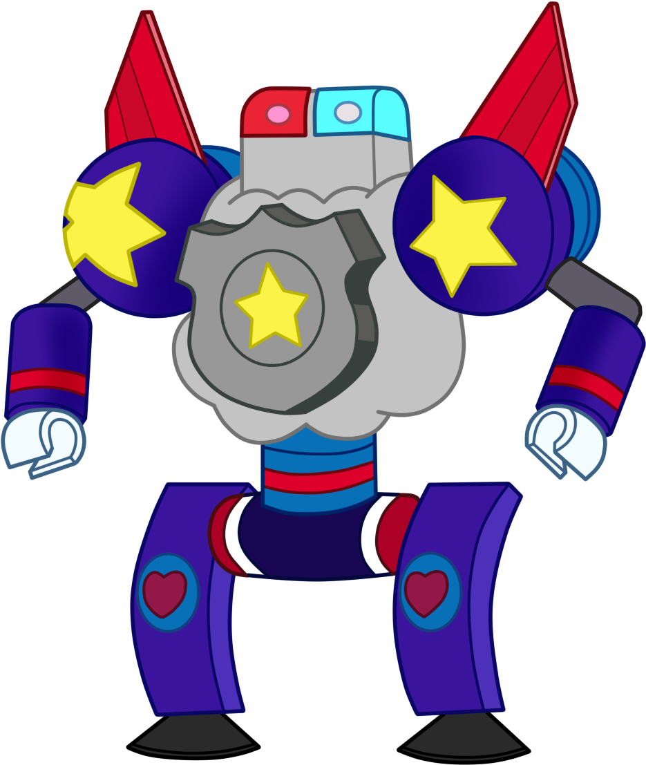 Security Robot - Unikitty Master Frown Mech (962x1147)