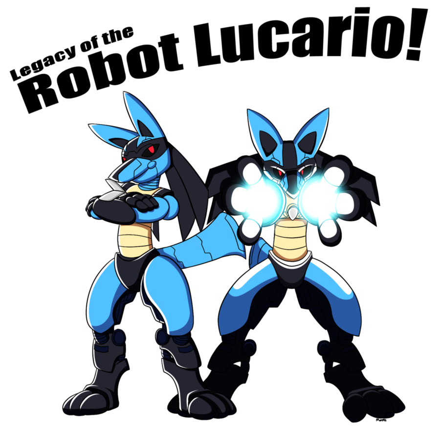 Robot Lucario By Sillyewe - Robot Lucario (901x886)