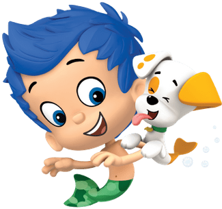 M Grouper, If You Like The Image Or Like This Post - Bubble Guppies Gil And Bubble Puppy (741x864)