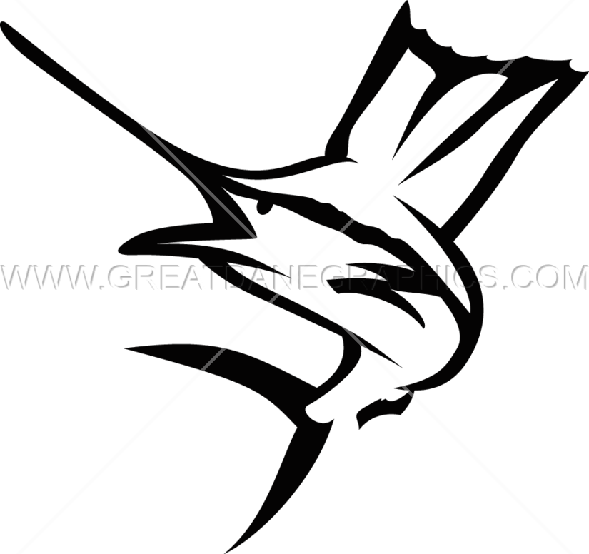 Funky Sailfish - Clip Art (825x776)