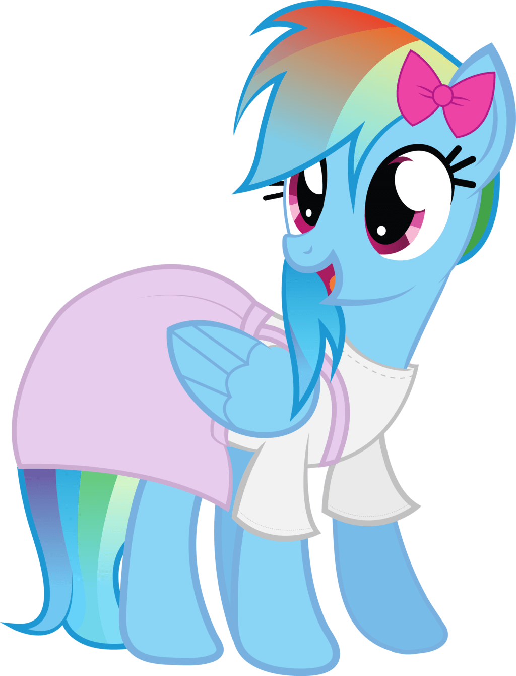 Rainbow Dash Pink Dress (1024x1340)