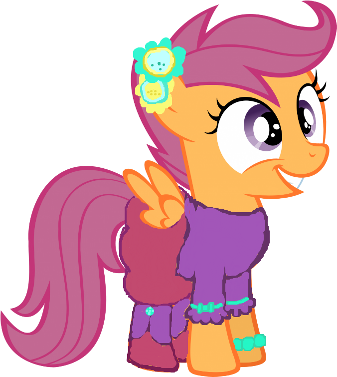 Rainbow Dash Cutie Mark Scootaloo - Scootaloo (1024x768)