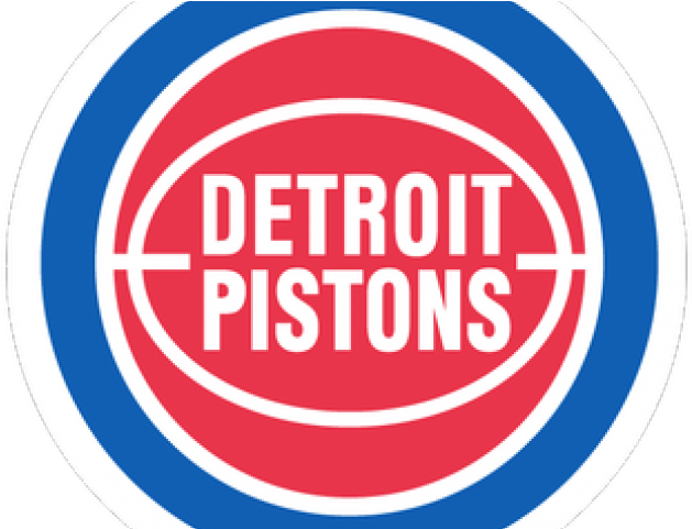 Detroit Pistons Clipart Transparent - Fathead Nba Wall Decal - Nba Team: Detroit Pistons (640x480)