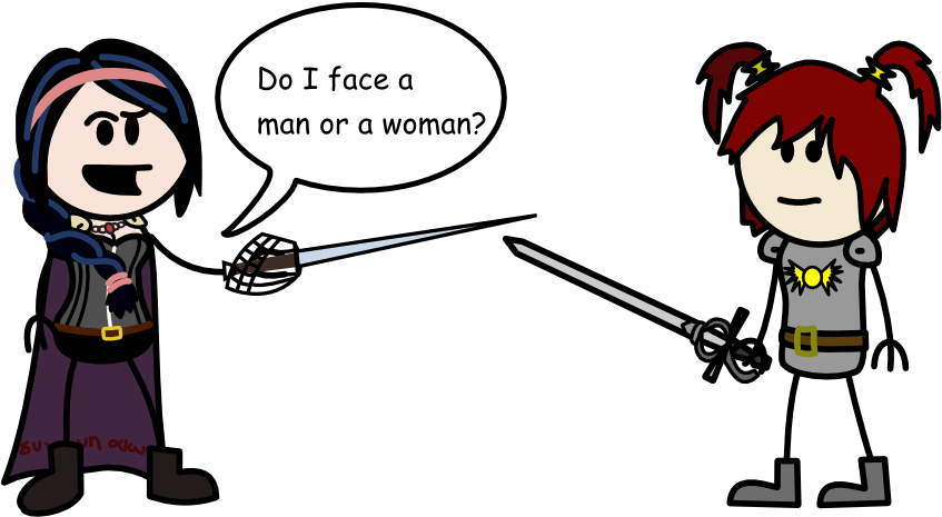 I Start The Duel By Insulting Your Charisma Score/lack - Cartoon (1007x525)