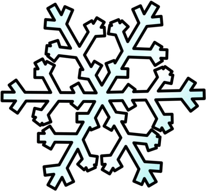 Snow Clip Art Free - Weather Symbols Snow (1024x1024)
