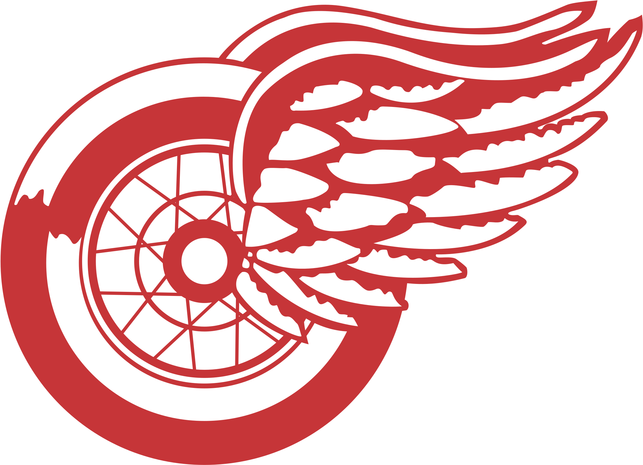 Detroit Red Wings Logo Png Transparent - Detroit Red Wings Old Logo (2400x2400)