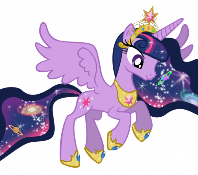 My Little Pony Pictures Of Princess Twilight Sparkle - Mlp Fim Princess Luna (678x600)