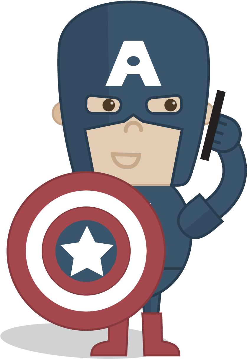 Avengers Characters Captain America - Avengers Of Omnichannel (1250x1250)