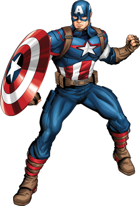 Assemble Your Avengers Team And Create Your Own Super - Avengers Characters Captain America (288x424)