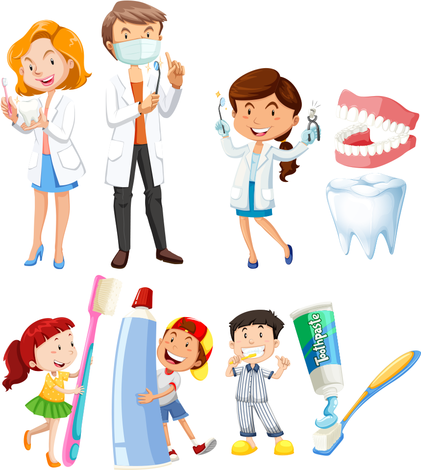 Dentistry Toothbrush Illustration - Dentist Illustration (1000x1000)