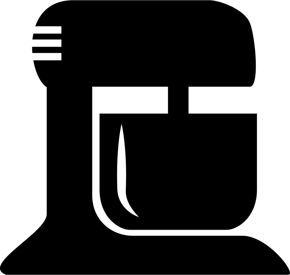 Mixer Kitchen Tool Side View Comments - Mixing Machine Icon (980x930)