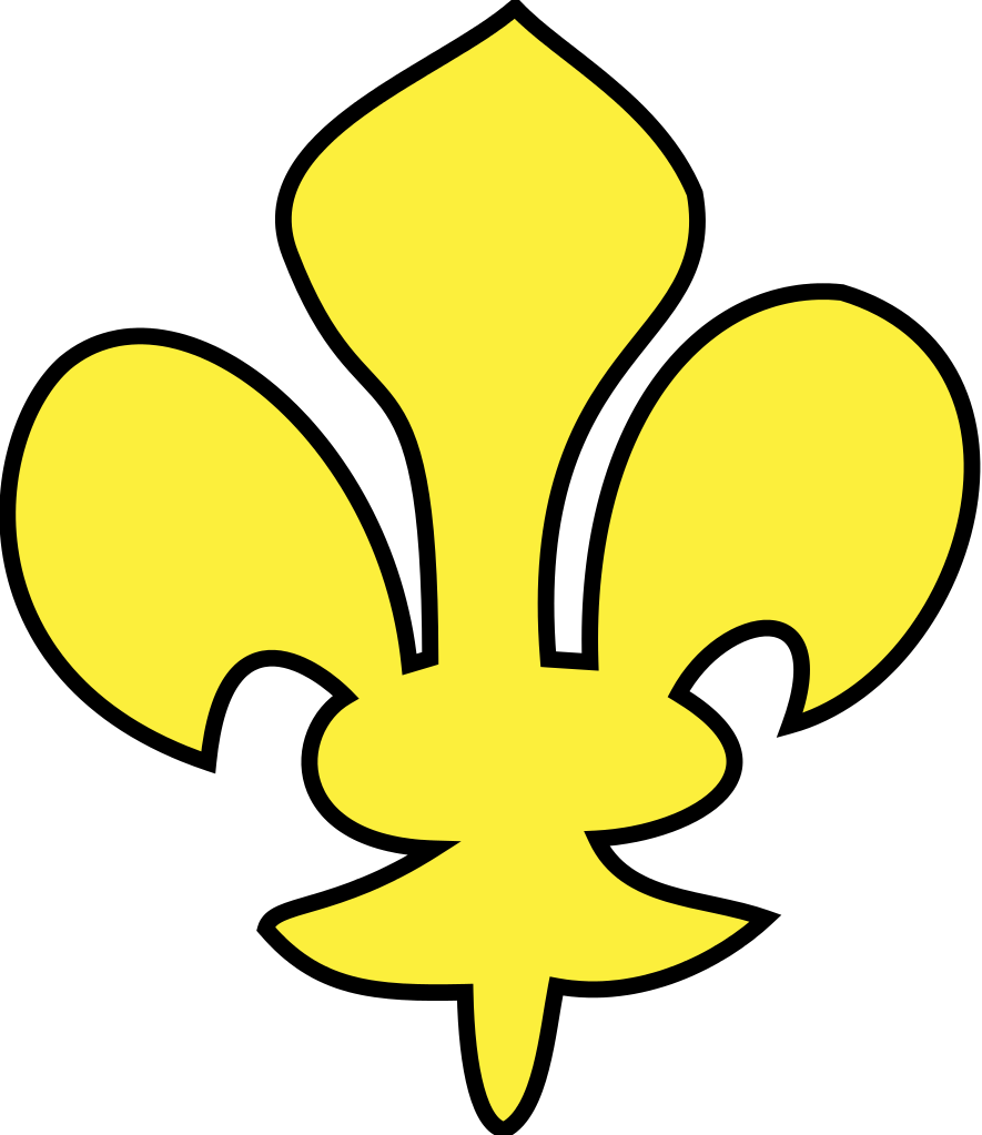 Heraldique Meuble Fleur De Lis Gelre - Fleur-de-lis (885x1023)