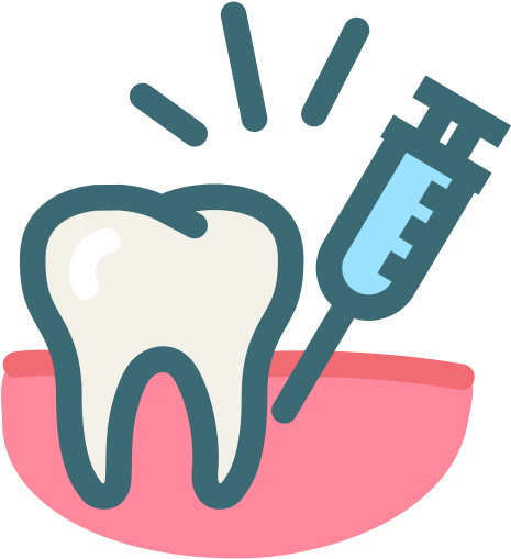 Dental Premium Color Symbol - Treatment Dental Icon (512x512)