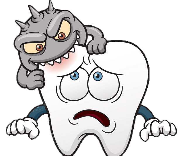Tooth Decay Dentistry Human Tooth Cartoon - Teeth Funny (612x535)