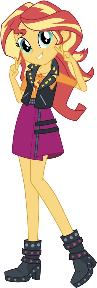 Sunset Shimmer Mallerk By Superbobiann - My Little Pony Equestria Girls Sunset Shimmer (369x1015)