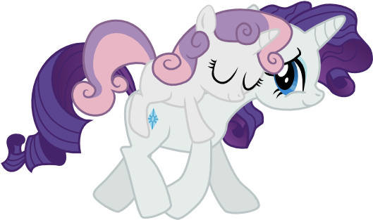25 May 2012 - Mlp Rarity And Sweetie Belle (550x350)