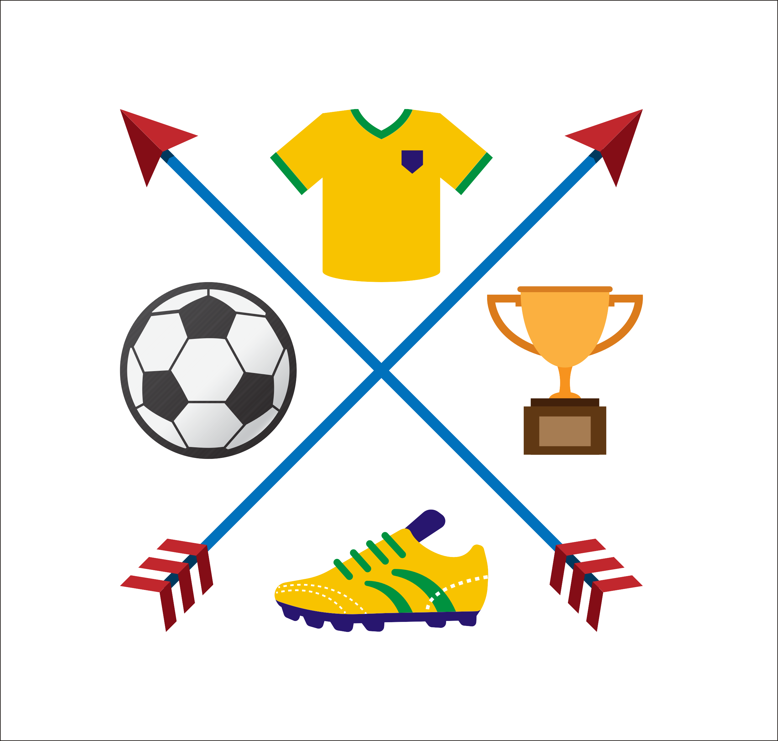 Brazil 2014 Fifa World Cup Football Clip Art - Ícone Copa Do Mundo (2482x2364)
