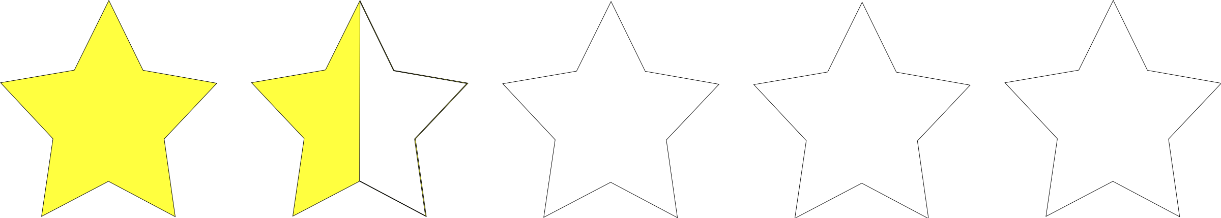 Big Image - One And A Half Stars (2400x429)