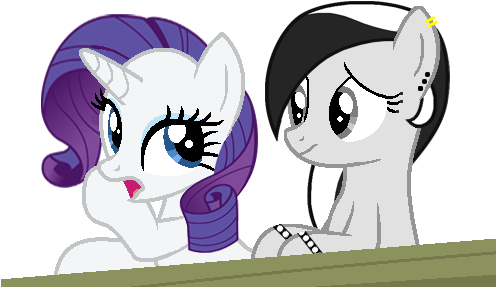 Shokka-chan 261 32 Rarity And Shadow By Evemetalchick - Cartoon (495x312)