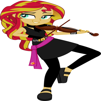 Sunset Shimmer - Sunset Shimmer Violin (420x420)