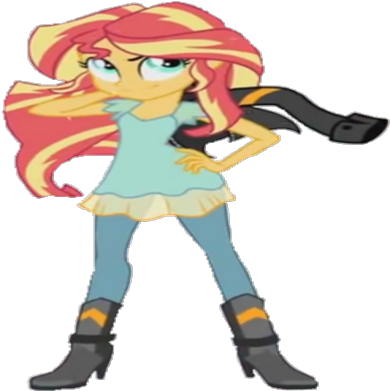 Sunset Shimmer Fg - Cartoon (420x420)