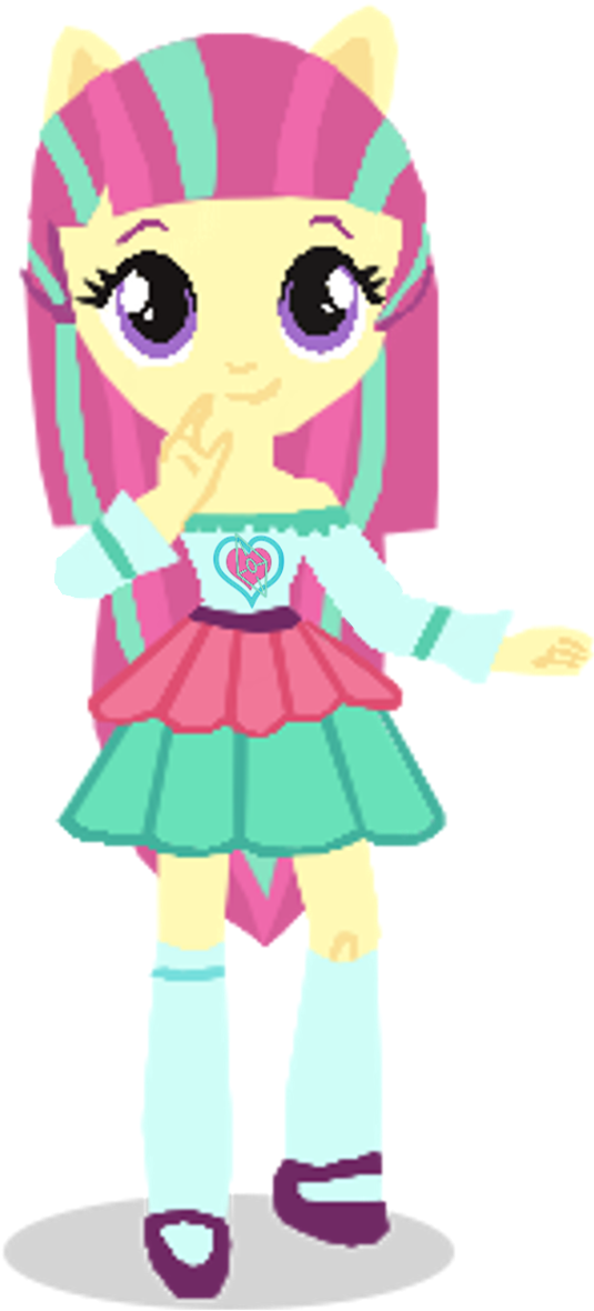 My Little Pony Equestria Girl Sunset Shimmer Doll - Mlp Sunset Shimmer Mini (669x1193)