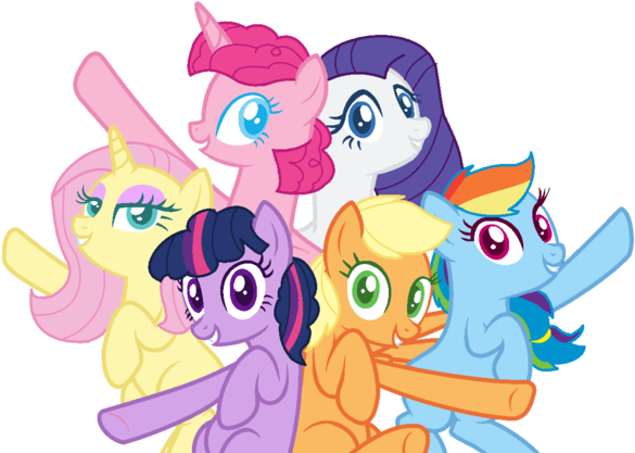 Mlp Mane 6 Swap By Bronyponyyy2340 - Cartoon (600x421)