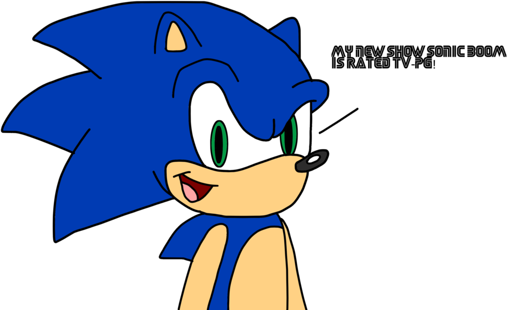 Sonic Talks About Rating For Sonic Boom By Marcospower1996 - Cartoon (1114x716)