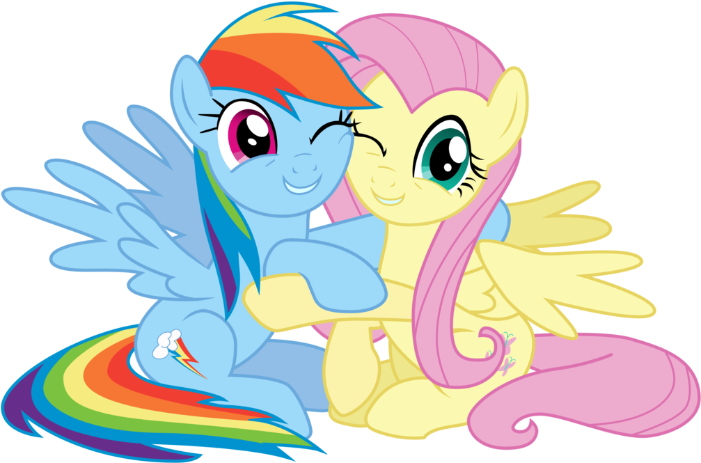 Fluttershy X Rainbow Dash (1024x681)