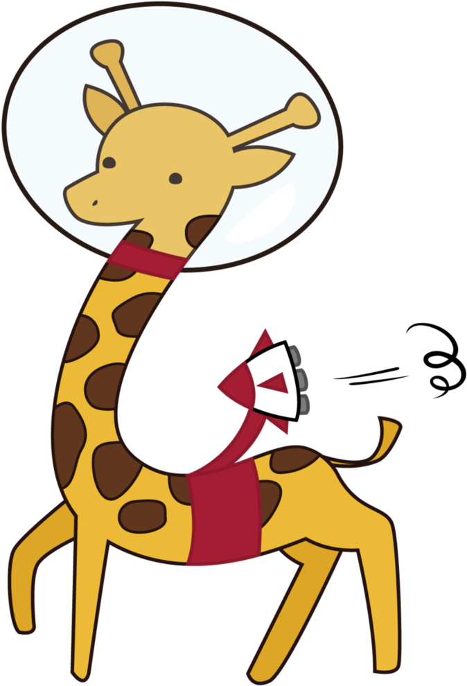 365 Day 219 Flying Giraffe By Korikian - Giraffe (750x1065)