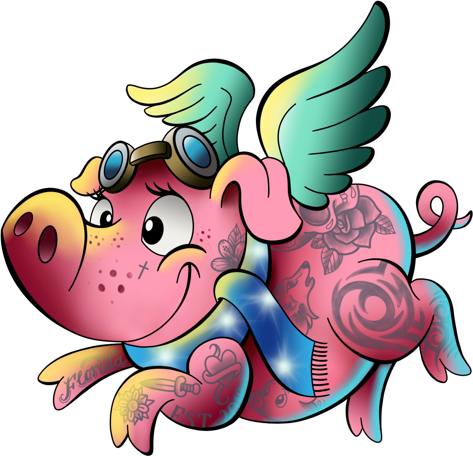 Welcome To The Piggest Tattoo Shop - Tattoo (1000x967)
