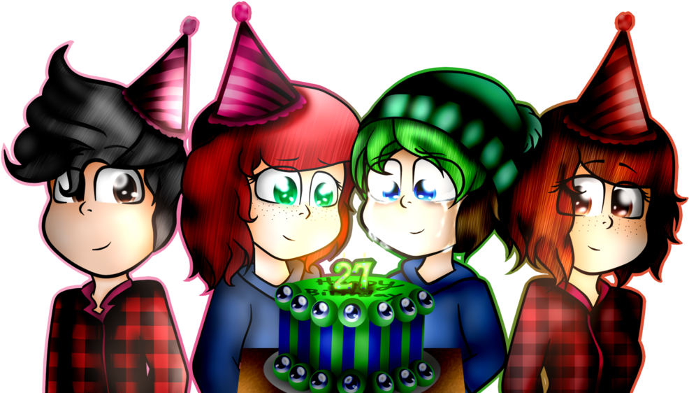 Happy Birthday Jack By Pinkwolf201 - Cartoon (1024x623)