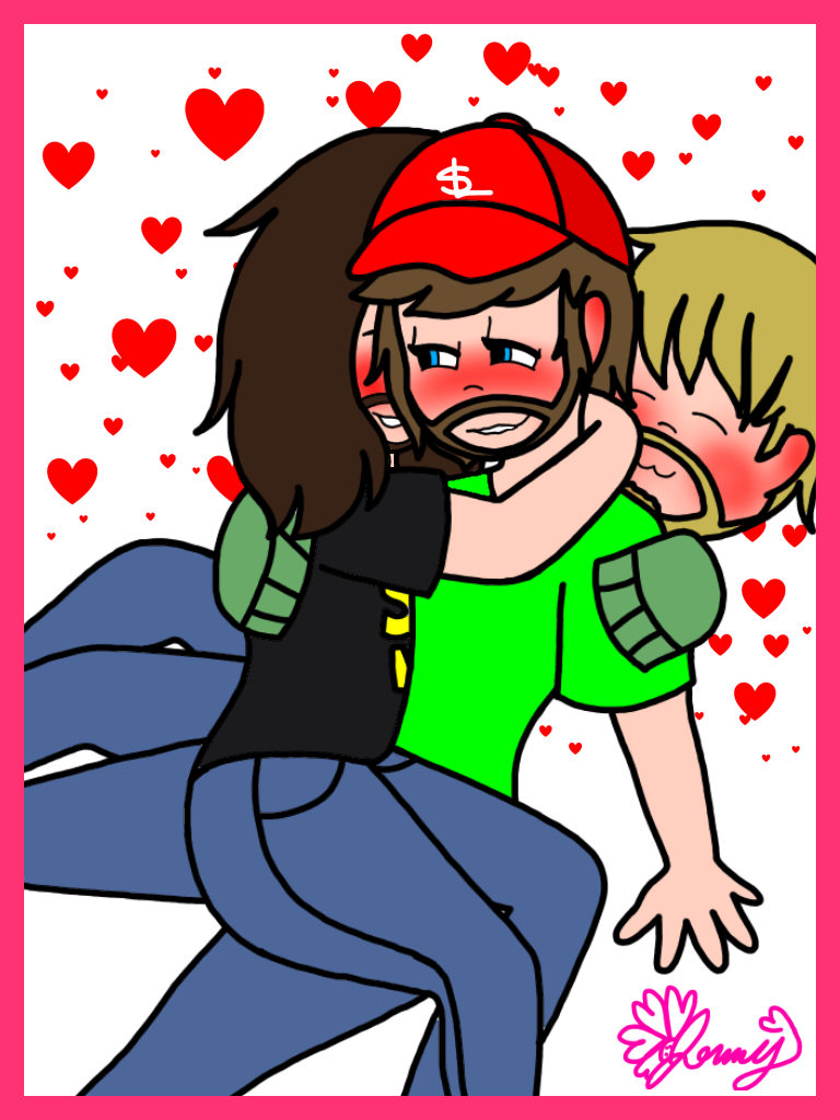 Cuddles With The Boss By Jennypennygirl - Cartoon (768x1024)