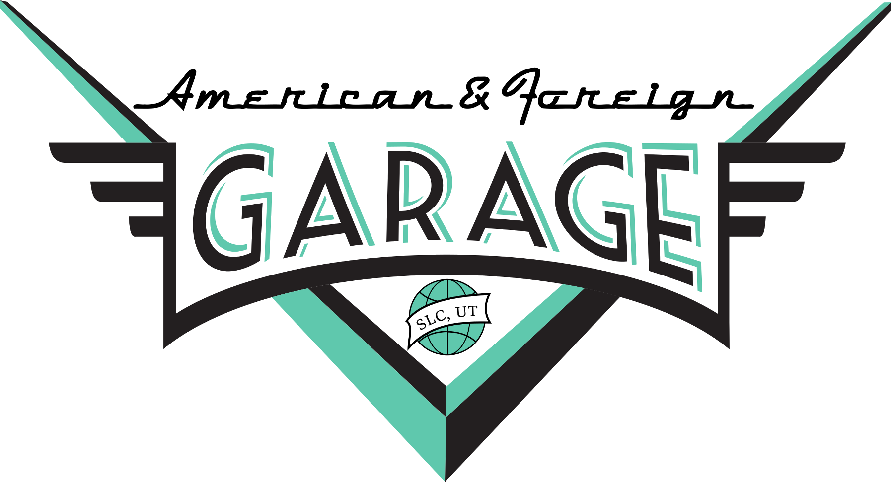 American And Foreign Garage Auto Mechanic Logo Clip - American And Foreign Garage (1920x1080)