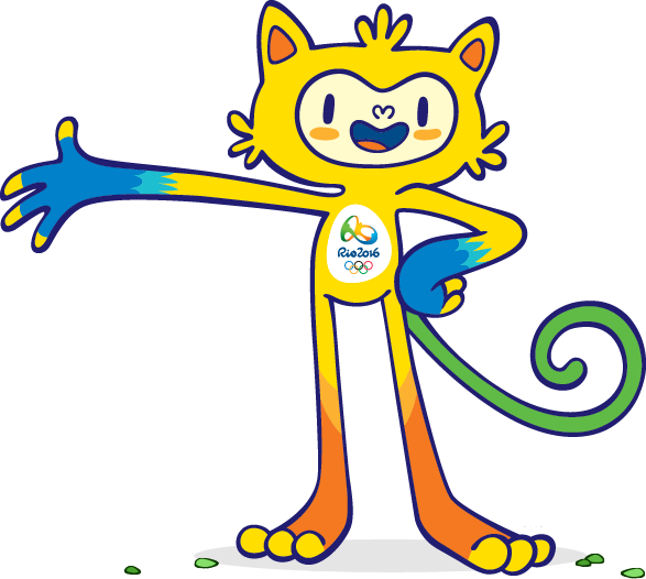 Logo Cliparts - Mascote Das Olimpiadas 2016 (587x526)