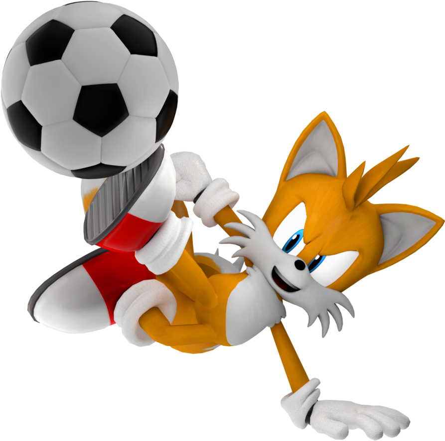 Tails Soccer By Spinosaurusking875 - Deviantart (892x896)